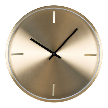 Istanbul Gold Aluminum Round Wall Clock-2