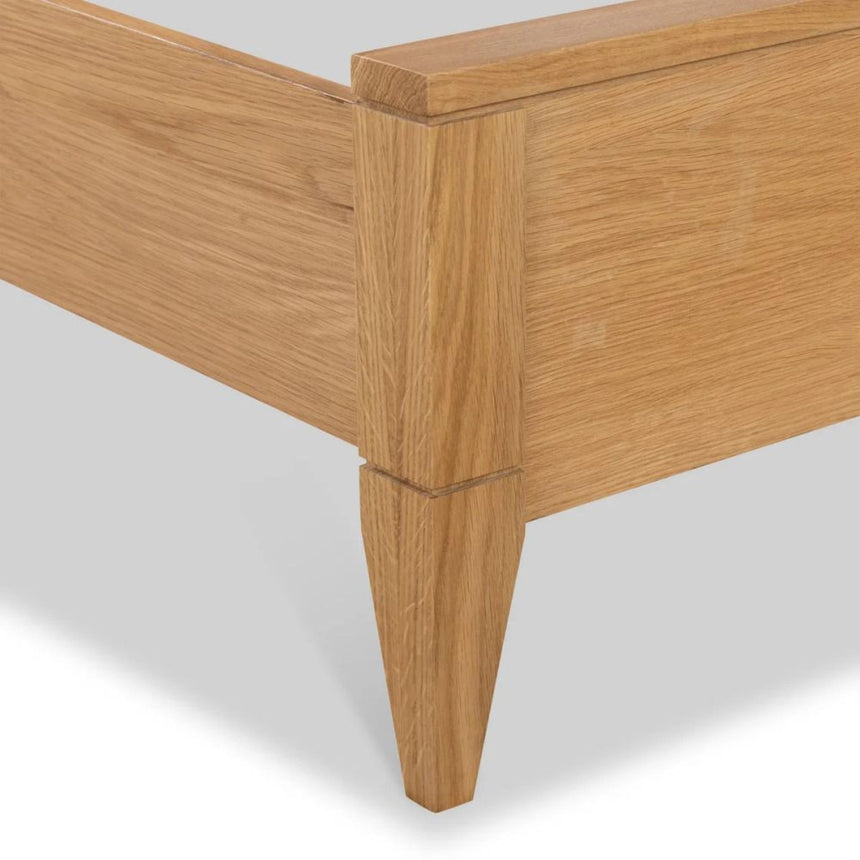 Viento Oak Sunburst Bed - Sizes Available-4