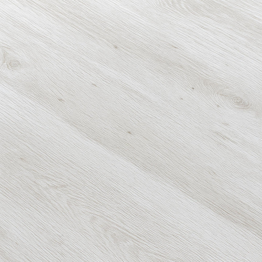 Bern Fluted 4 Seater White Washed Oak Effect Round Dining Table with Drum Base - 120cm-5