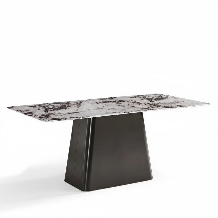 Telma 6 Seater Copenhagen White Marble Dining Table - 160cm-2