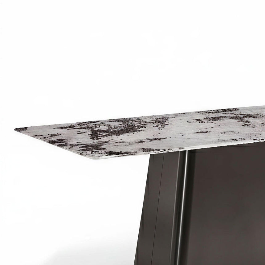 Telma 6 Seater Copenhagen White Marble Dining Table - 160cm-3