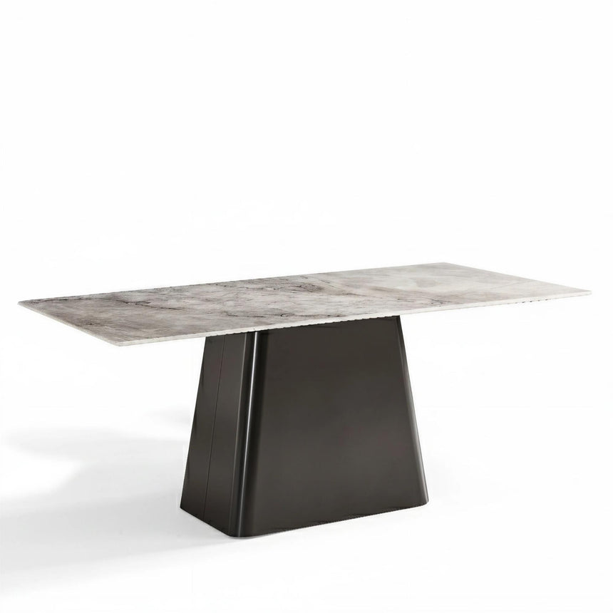 Telma 6 Seater Ash Grey Marble Dining Table - Sizes Available-5