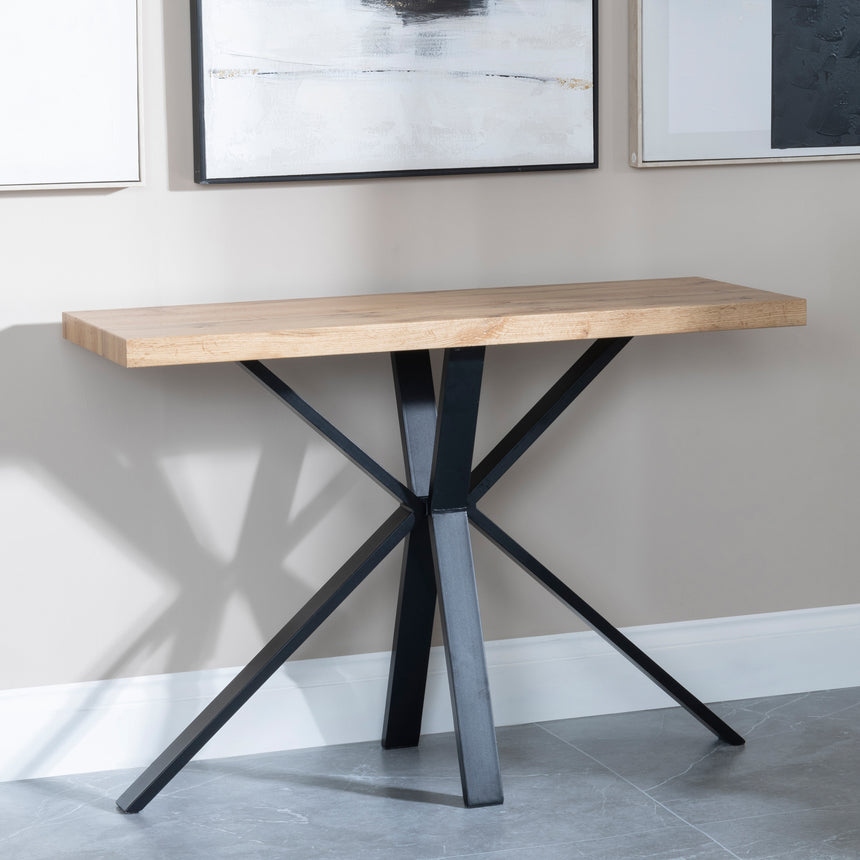 Bologna Console Table with Black Spider Legs