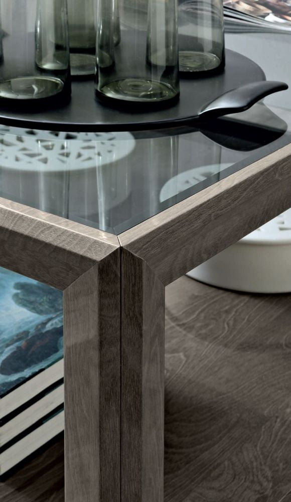 Modum Elite Silver Birch Italian Lamp Table-2
