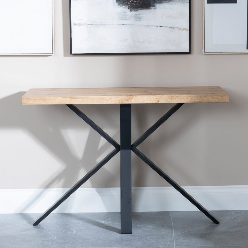 Bologna Console Table with Black Spider Legs