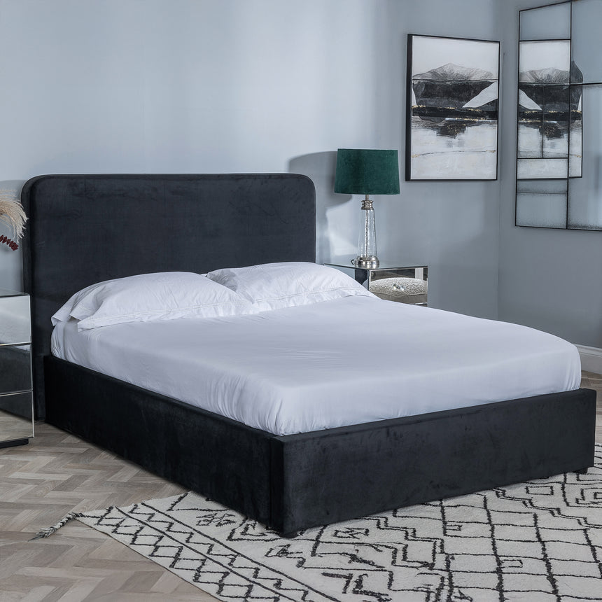 Erice Fabric Ottoman Storage Bed