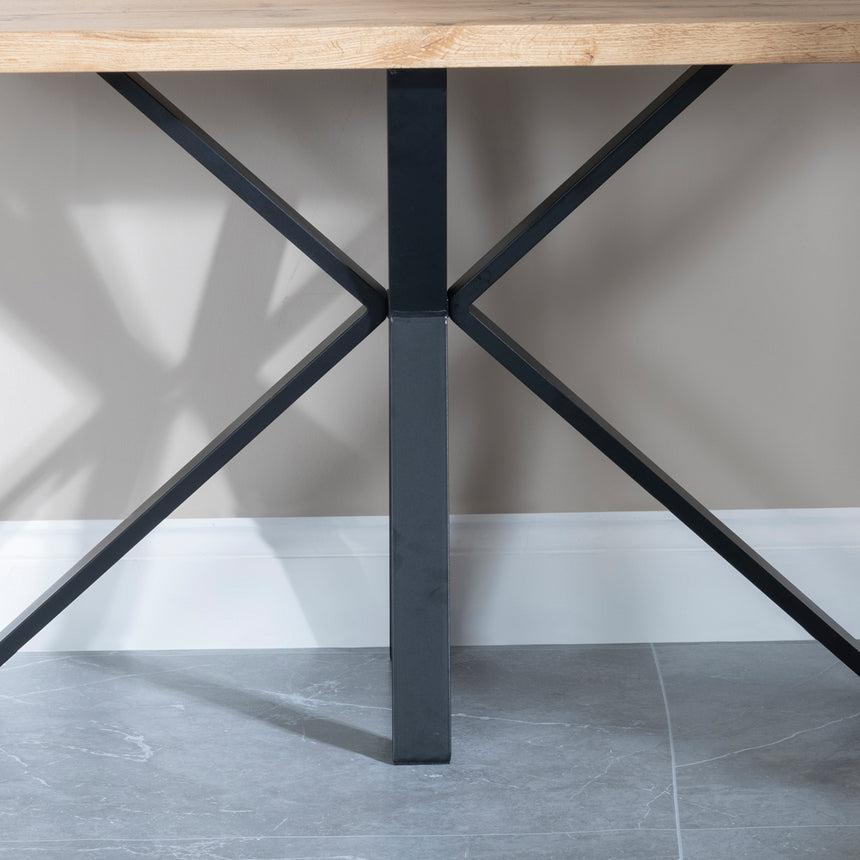 Bologna Console Table with Black Spider Legs