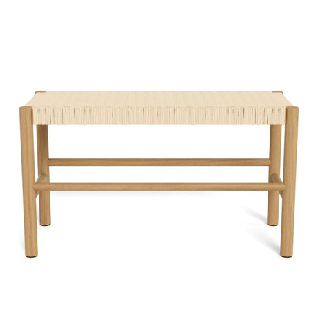 Alvin Hall Bench - Off White - Weaved