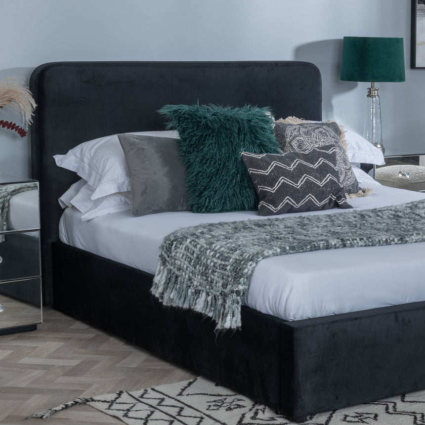 Erice Fabric Ottoman Storage Bed