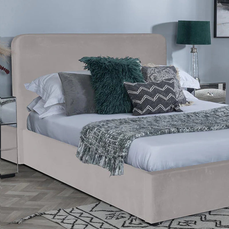 Arkansas Beige Fabric Bed