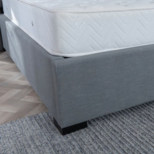 Avola Boucle Fabric Ottoman Storage Bed