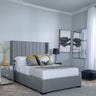 Avola Boucle Fabric Ottoman Storage Bed