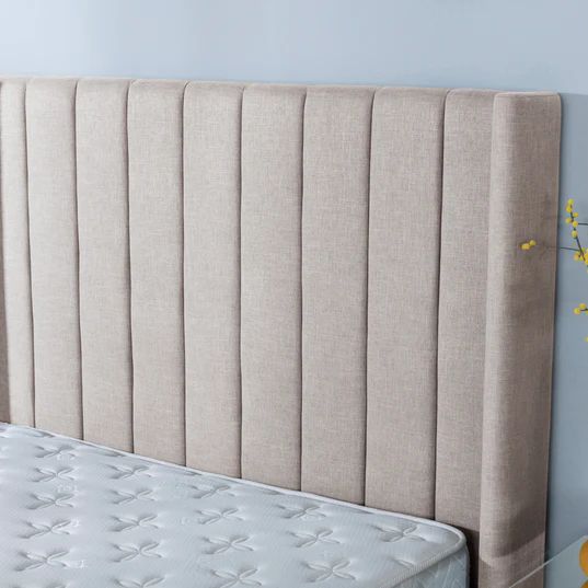 Avola Boucle Fabric Ottoman Storage Bed