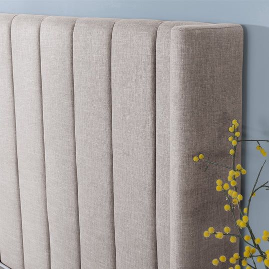 Avola Boucle Fabric Ottoman Storage Bed