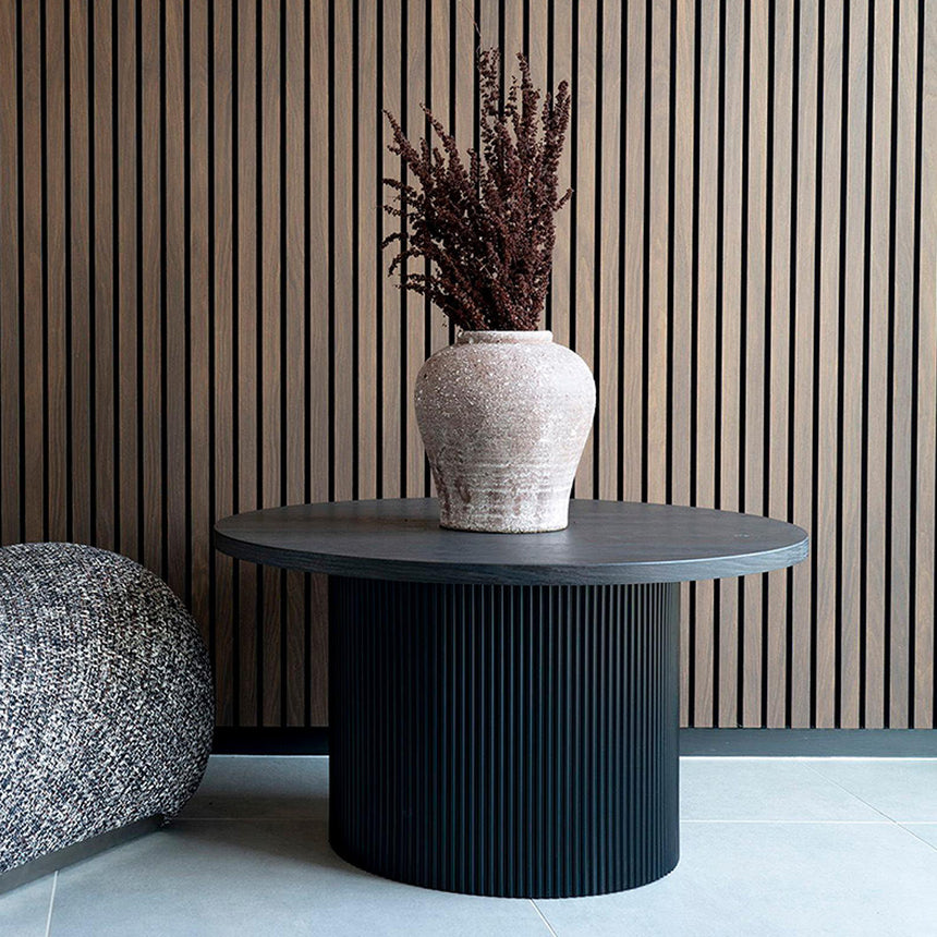 Boavista Dark Wood Round Coffee Table