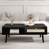 Brittany Woven Rattan 1 Drawer Coffee Table