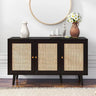 Brittany Woven Rattan 3 Door Medium Sideboard - 120cm