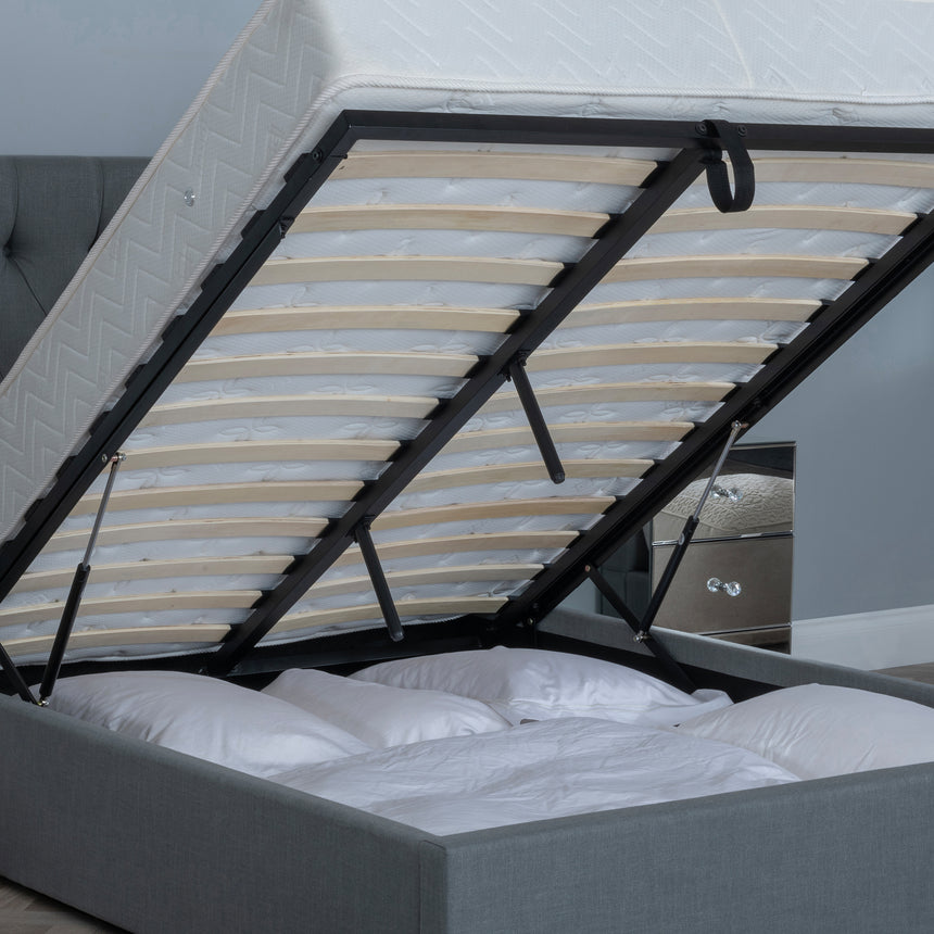 Weston Fabric Ottoman Storage Bed