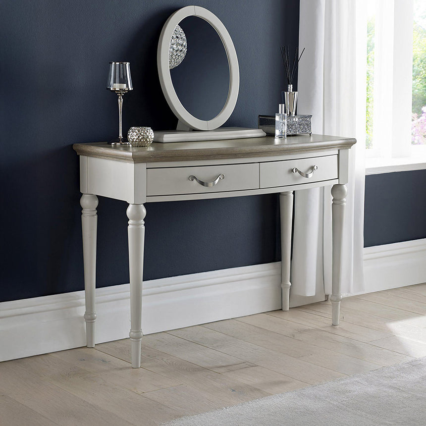 Dakota Grey Washed Oak and Soft Grey Dressing Table
