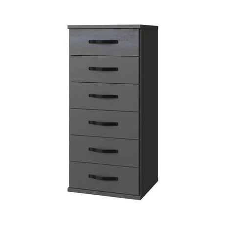Carrara 6 Drawer Narrow Chest