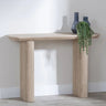 Emilia Fluted Pedestal Console Table