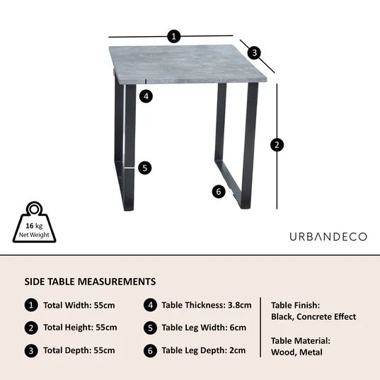 Latin Square Side Table