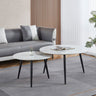 Sarzana Round Ceramic Coffee Table (Set of 2)