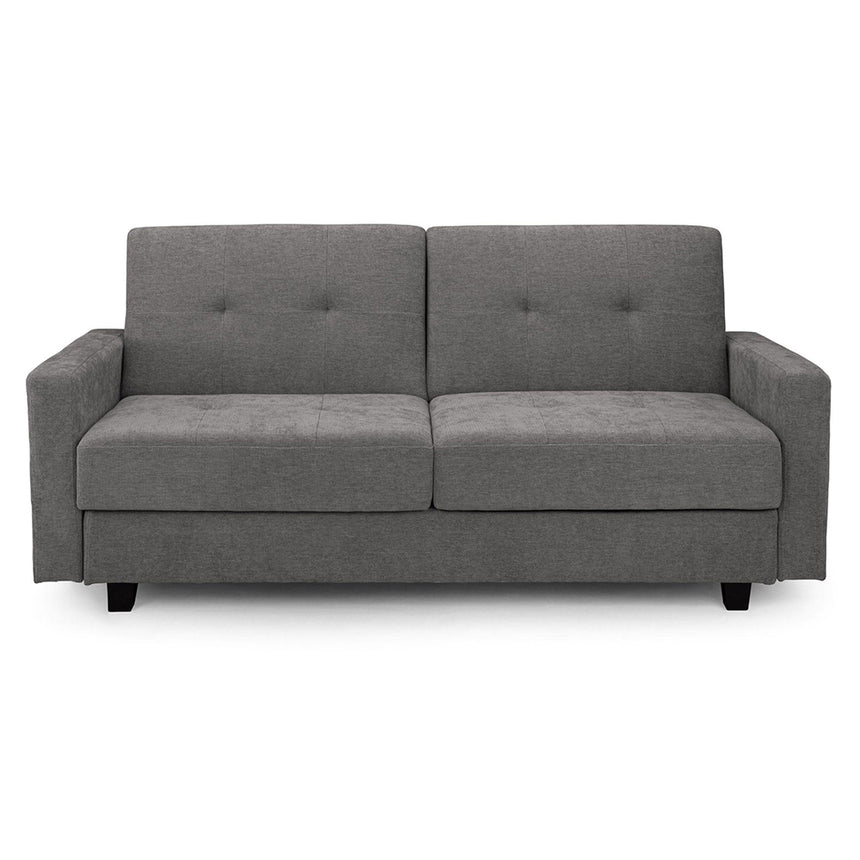 Camille Dark Grey Fabric 3 Seater Click Clack Sofabed