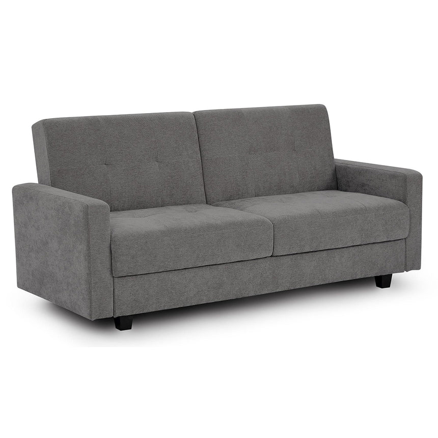 Camille Dark Grey Fabric 3 Seater Click Clack Sofabed