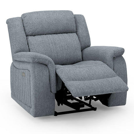 Cavendish Grey Fabric Recliner Armchair