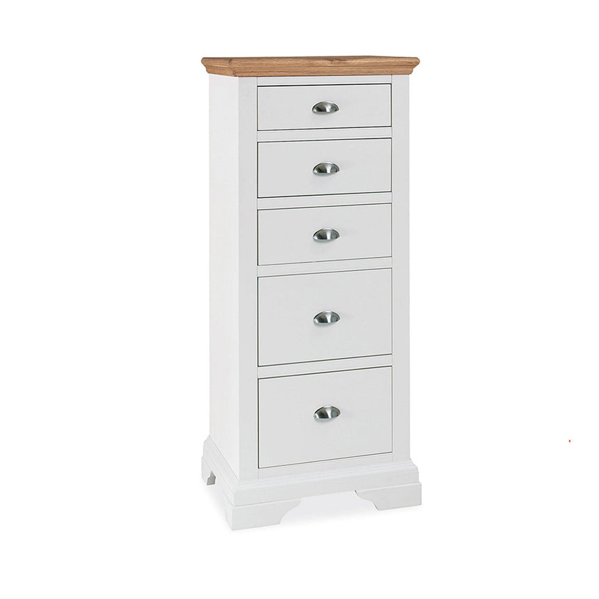 Mexico Two Tone 5 Drawer Tall Chest
