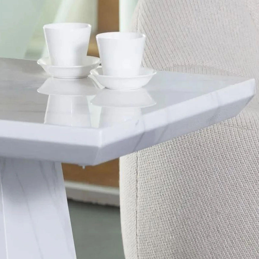 Pisa 6 Seater Marble Dining Table - Sizes Available