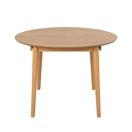 Montreux Round Extending Dining Table - 4-6 Seater - 115cm-154cm - Oak
