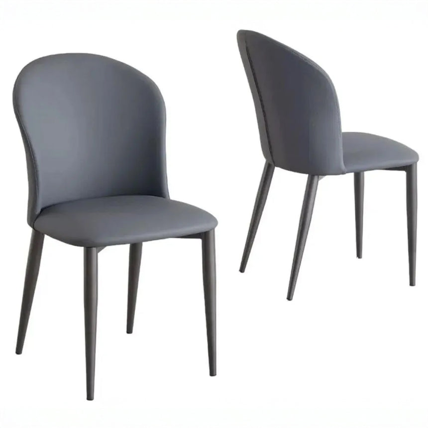 Set of 2 Riviera Faux Leather Dining Chair