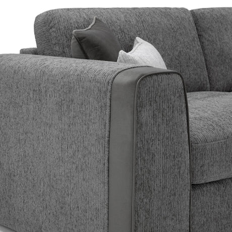 Churchill Grey Fabric 3+2 Seater Sofa