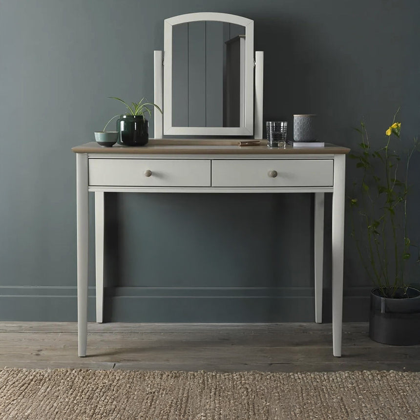 Ohio Oak and Soft Grey Dressing Table