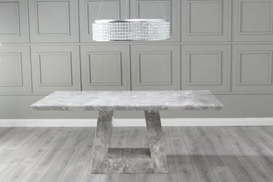 Pesaro 6 Seater Marble Dining Table