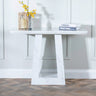 Pisa Marble Console Table with Pedestal Base