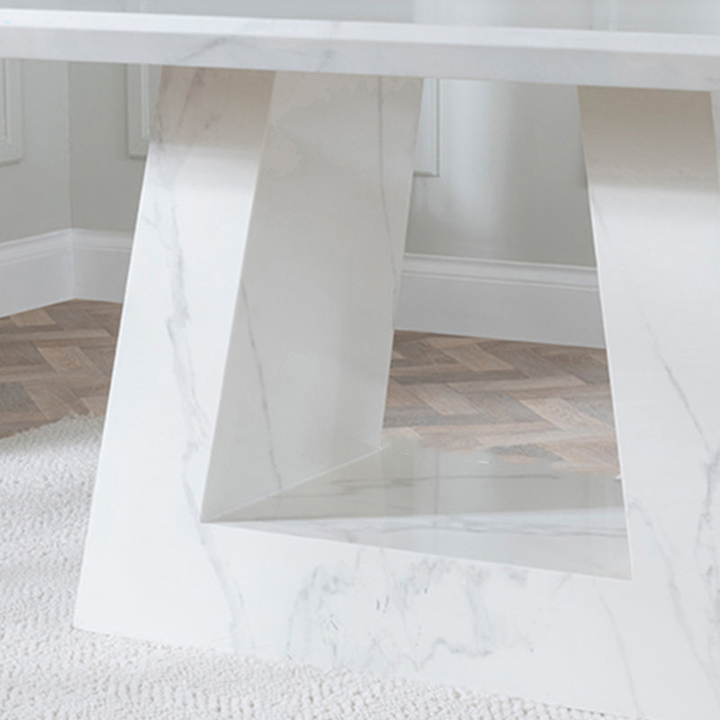 Pisa 6 Seater Marble Dining Table - Sizes Available