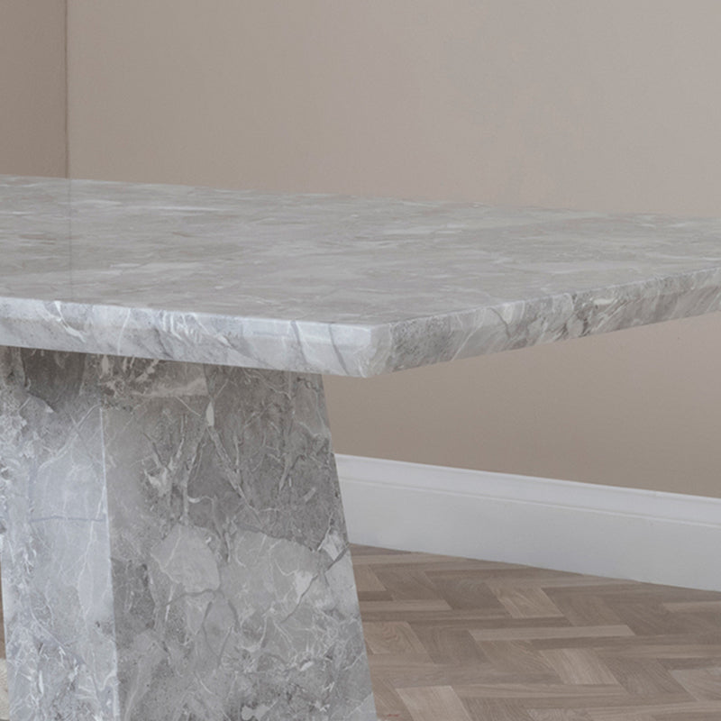 Pisa 6 Seater Marble Dining Table - Sizes Available
