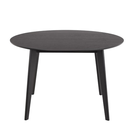 Roxby Round Dining Table - 4 Seater - 120cm - Black