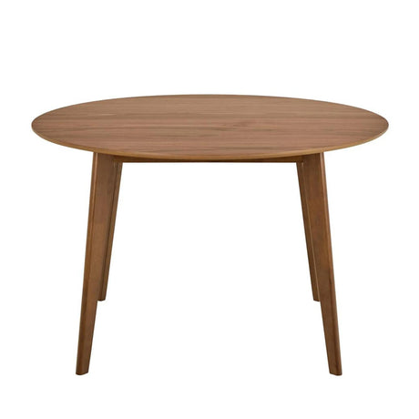 Roxby Round Dining Table - 6 Seater - 140cm - Walnut