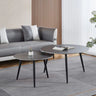Sarzana Round Ceramic Coffee Table (Set of 2)