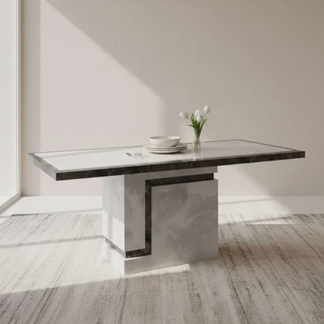 Sicily Marble 6 Seater Dining Table - Sizes Available