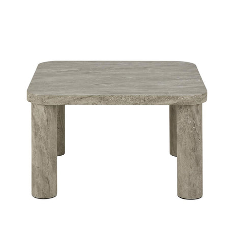 Solano Coffee Table - Square - Grey Marble Effect