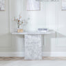 Genoa Marble Console Table with Pedestal Base
