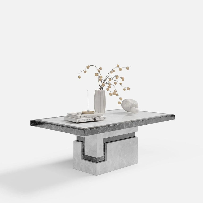 Sicily Armani Grey Engineered Marble Coffee Table