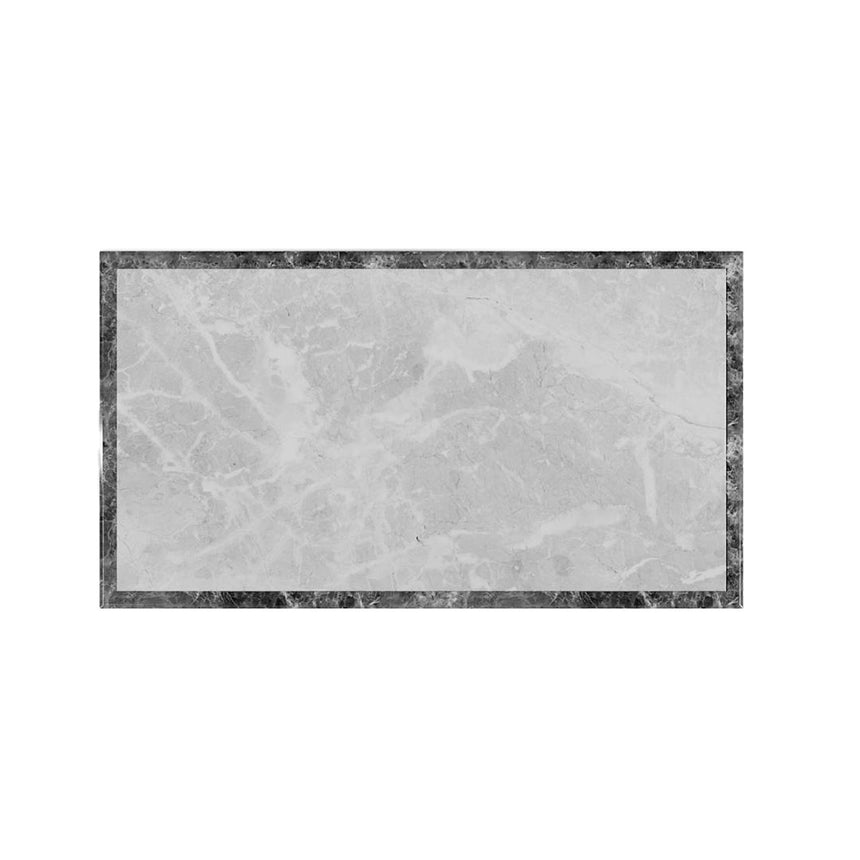 Sicily Armani Grey Engineered Marble 6 Seater Dining Table - Sizes Available