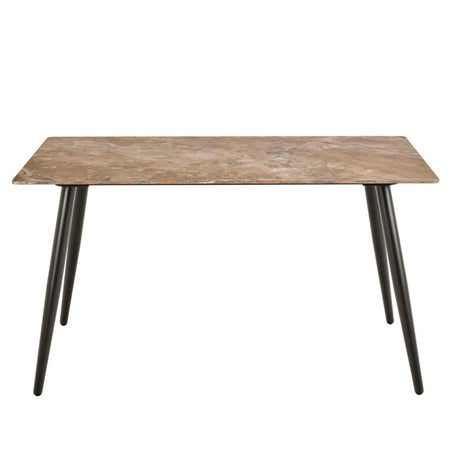 Wicklow Dining Table - 4 Seater - 140cm - Brown Ceramic