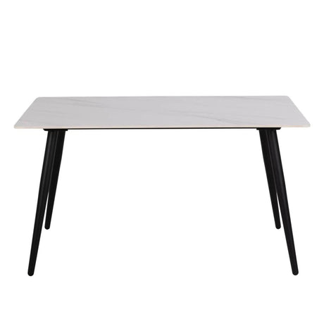 Wicklow Dining Table - 4 Seater - 140cm - White Ceramic